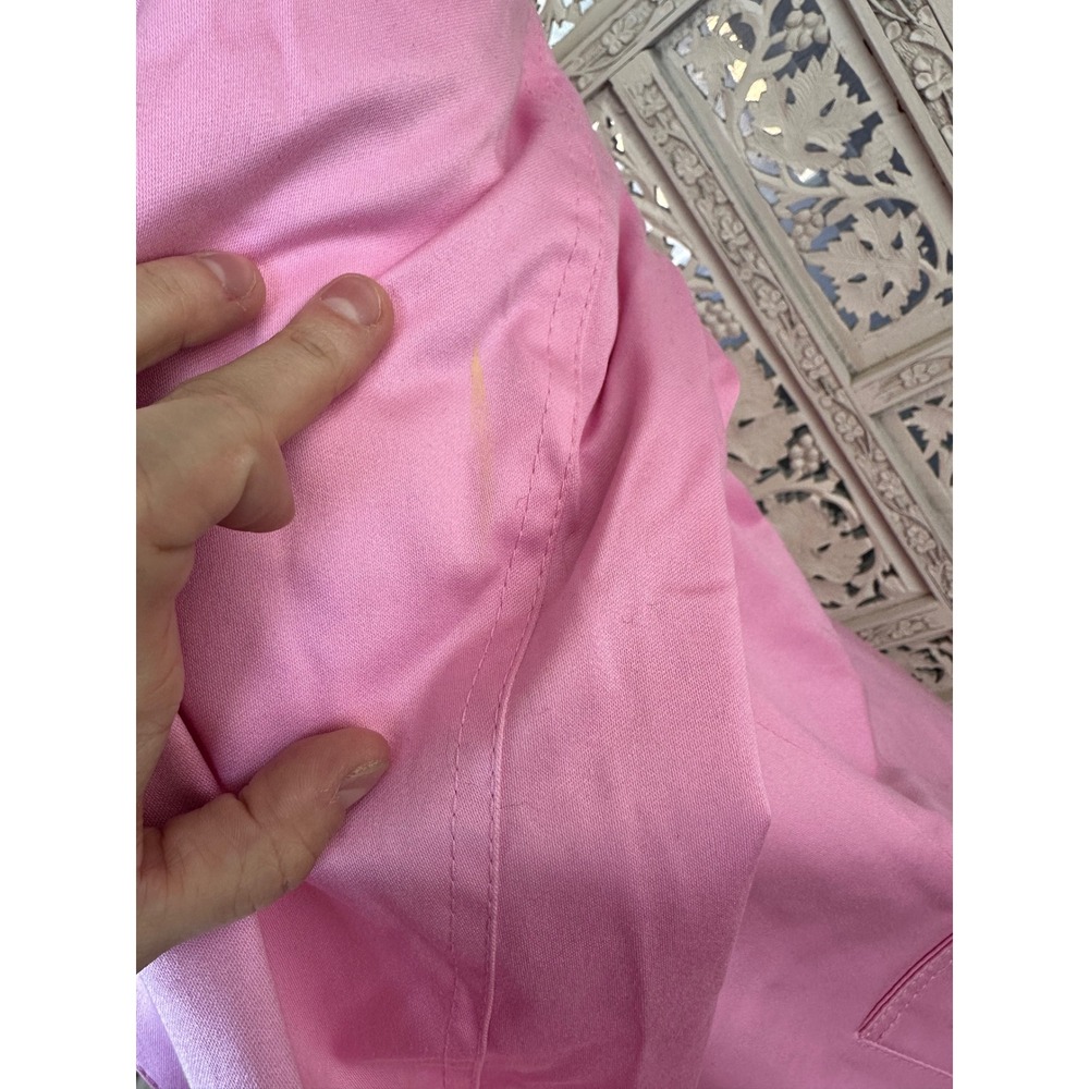 NWT Baby Pink Coach Leatherware Collared Preppy Coquette Button Up Jacket Sz‎ XS - Picture 6 of 8